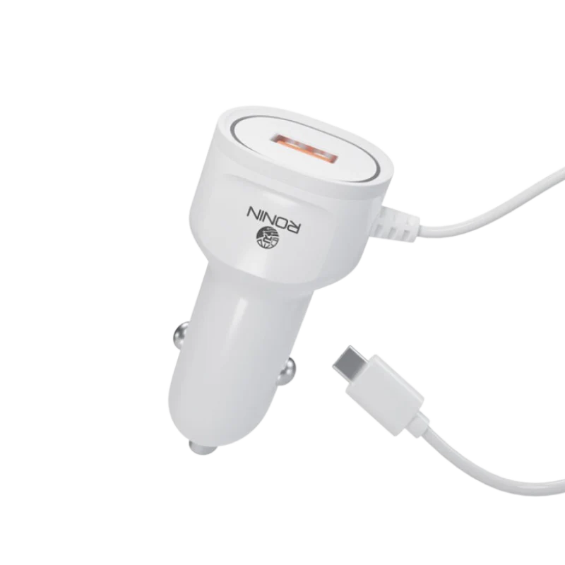 Ronin R-545 Car Charger 2.4A USB To Micro-USB Ronin R-545 Car Charger 2.4A USB To Micro-USB